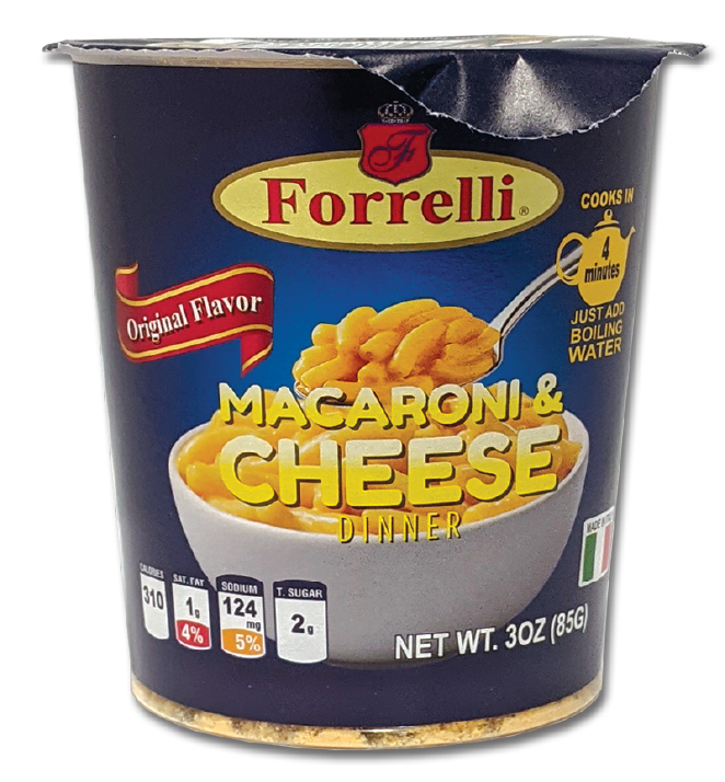Macaroni & Cheese Instant Cup – 3oz – 85g