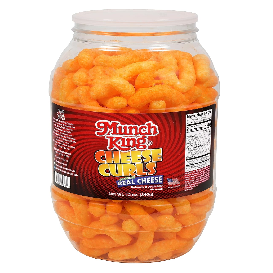 Cheese Curls Barrel – 12.0oz (345g)