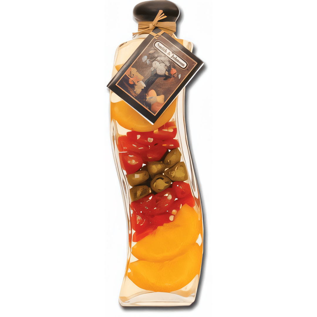 Decorative Bottles Curved – 9″Tall