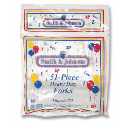 Clear Plastic Forks - 51 Ct. Package