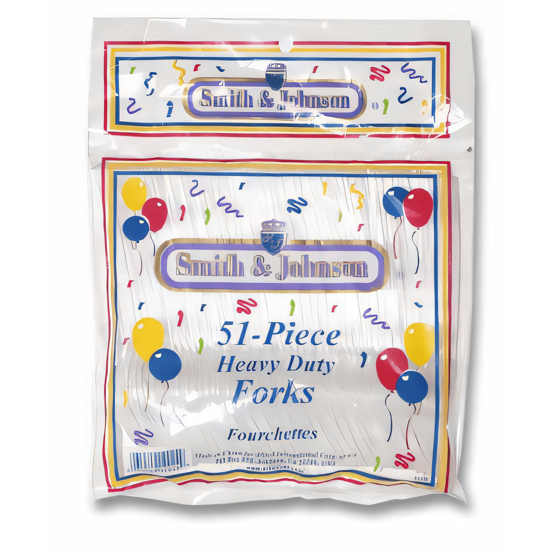 Clear Plastic Forks – 51 Ct. Package