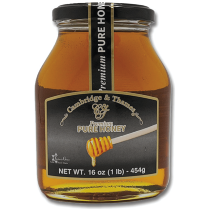 Pure Honey - 16.0oz - 454g Glass Jar