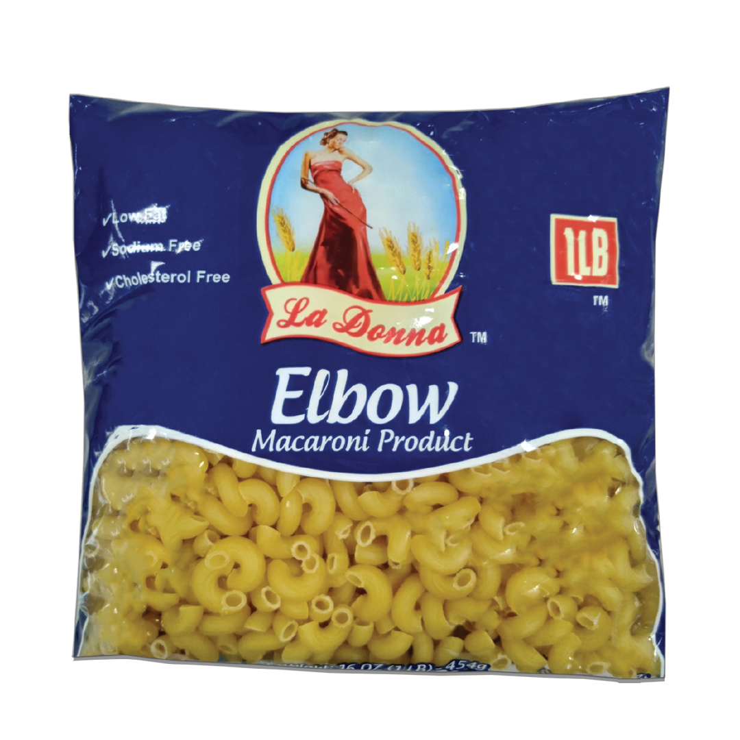 Elbows – 1lb (16oz) – 454g Package