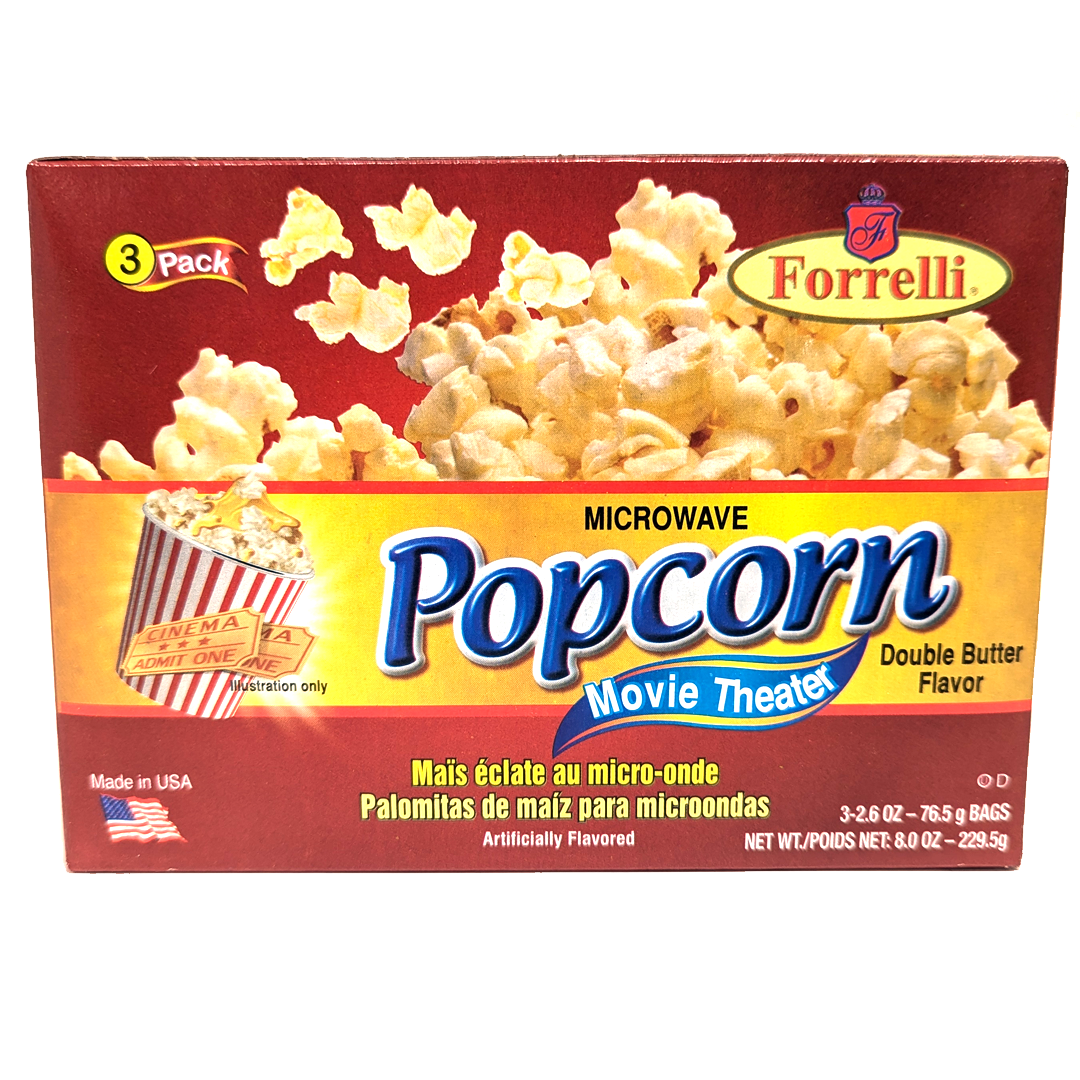Movie Theater Flavor Microwave Popcorn 7.8oz – 229g Box