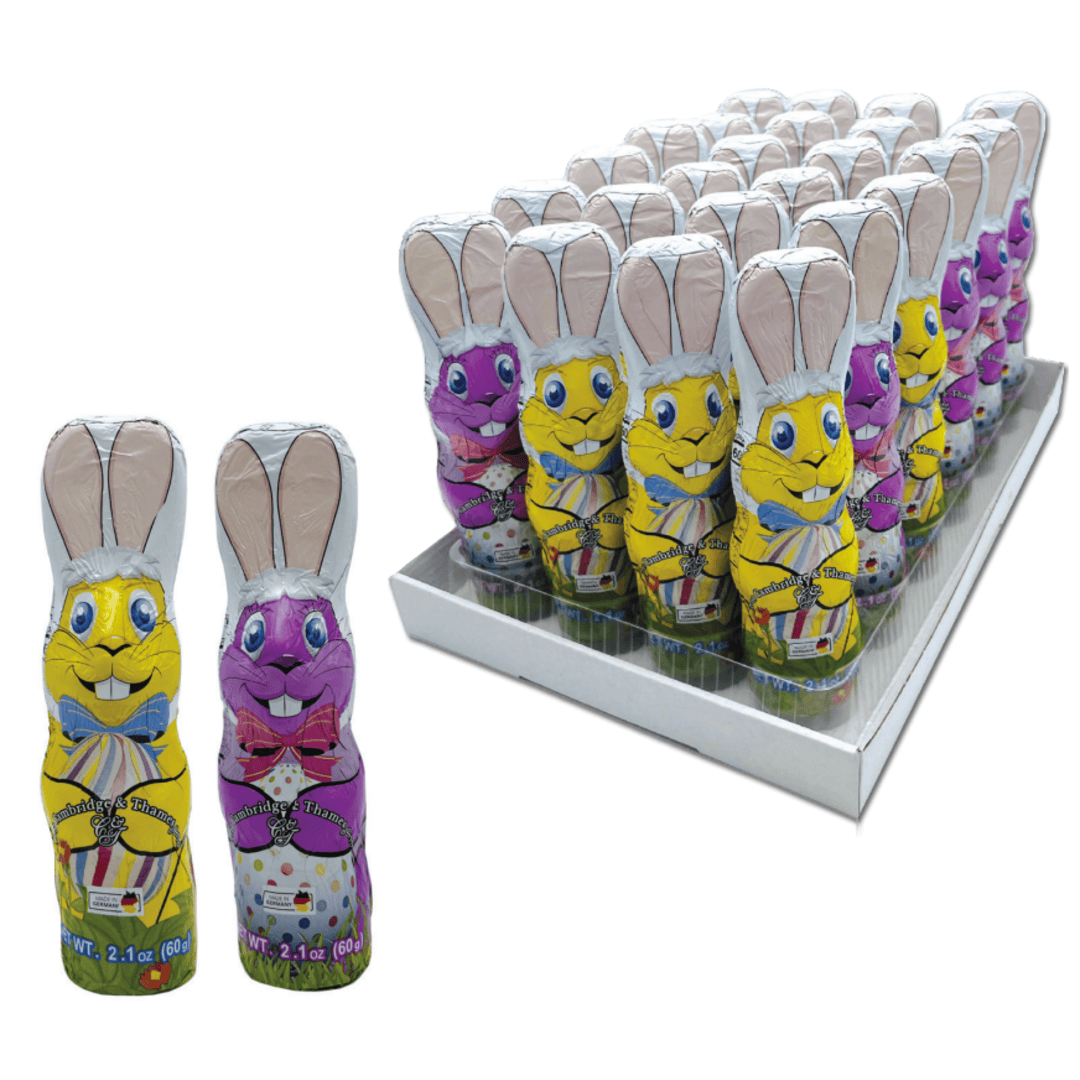 Milk Chocolate Easter Bunnies – 2.1oz – 60g