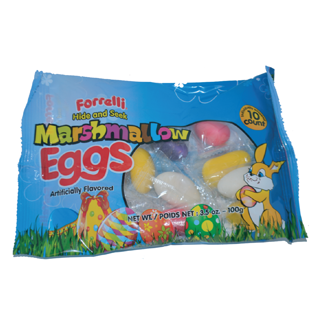 Marshmallow Eggs 10 ct. – Individually Wrapped – 3.50oz – 100g