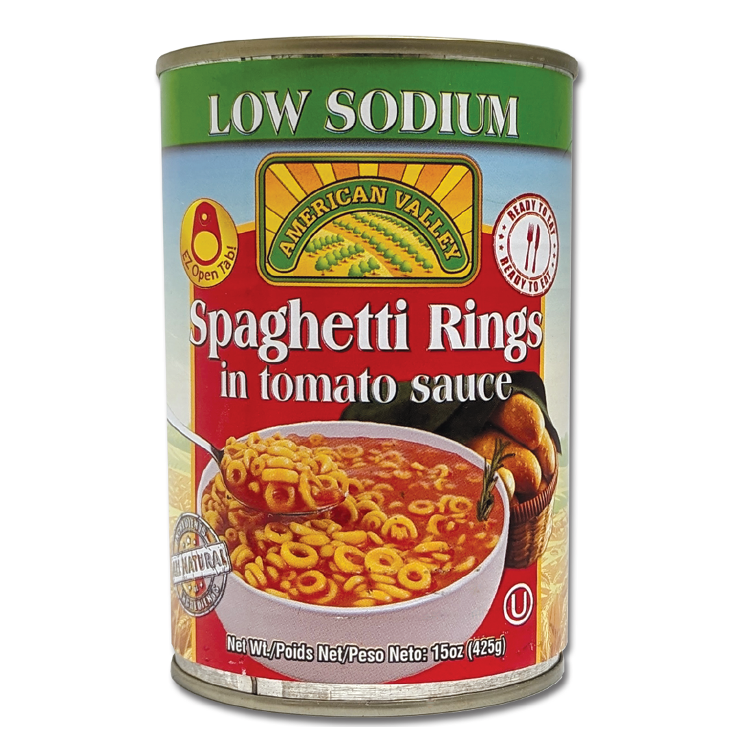 Spaghetti Rings in Tomato Sauce – 15oz – 425g Pull Top Can