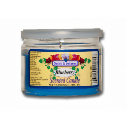 Blueberry Scented Candle - 3.0oz - 85g Jar