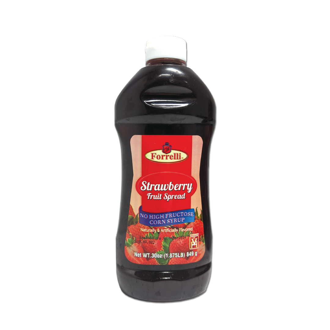 Strawberry Fruit Spread – 30oz (849g) Plastic Squeeze Bottle