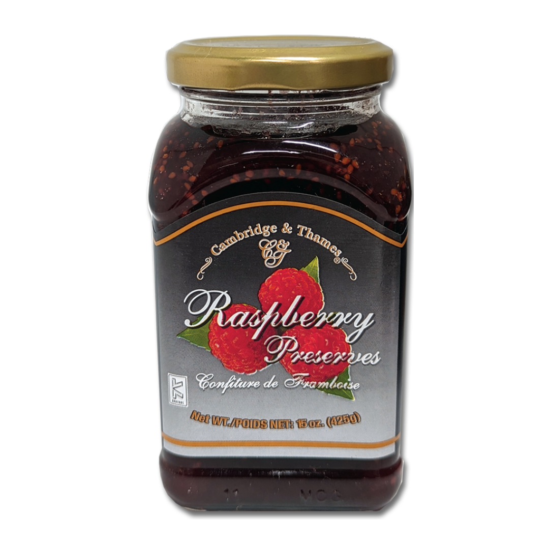 Raspberry Preserves – 15oz – 425g Jar