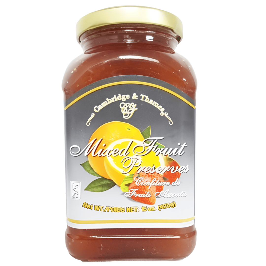 Mixed Fruit Preserves – 15oz – 425g Jar