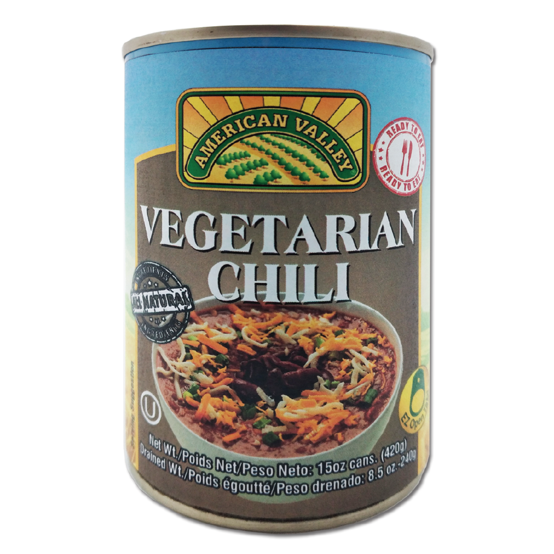 Vegetarian Chili – 15oz – 425g Pull Top Can