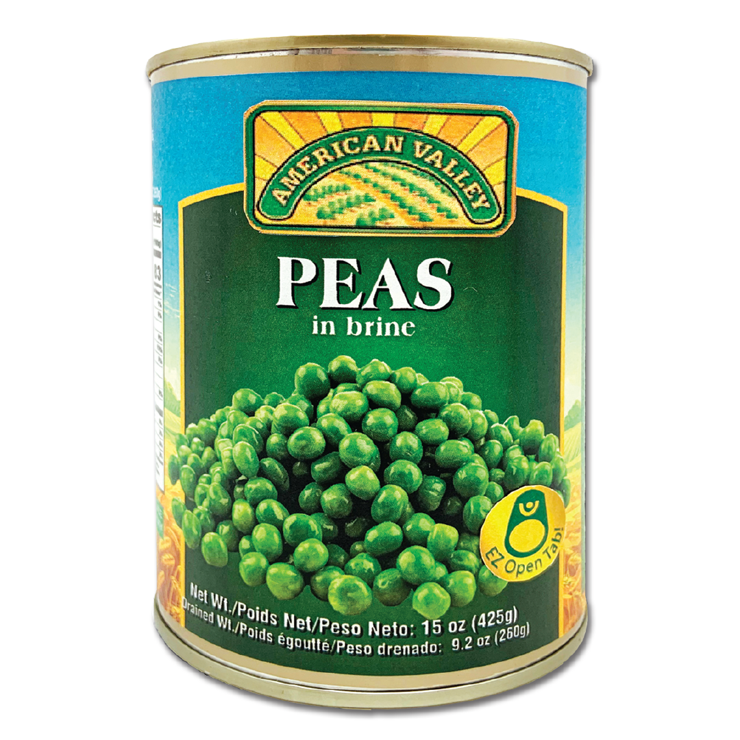 Peas – 15oz – 425g Pull Top Can