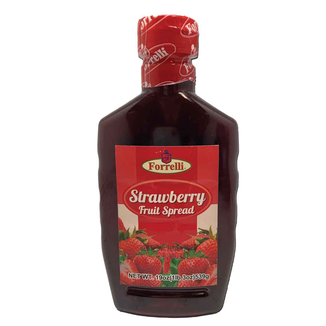 Strawberry Fruit Spread – 19oz (539g) Plastic Squeeze Bottle
