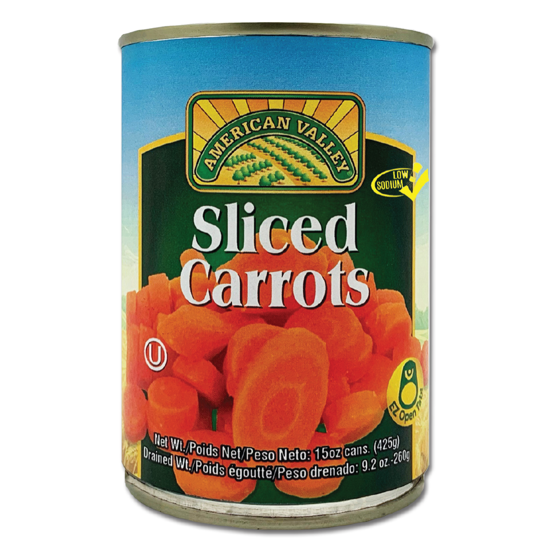 Sliced Carrots – 15oz – 425g Pull Top Can