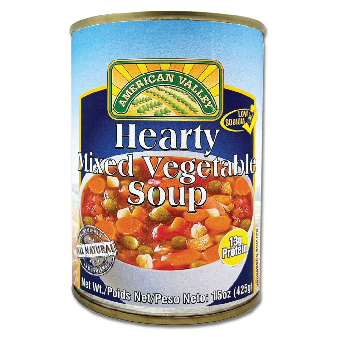Hearty Mixed Vegetable Soup – 15.0oz – 425g Can