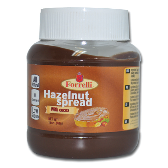 Hazelnut Spread 12oz – 340g Plastic jar