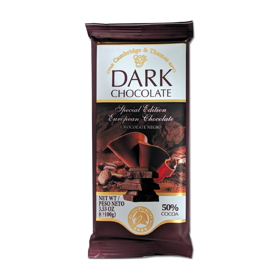 Dark Chocolate Bar – 3.5oz – 100g