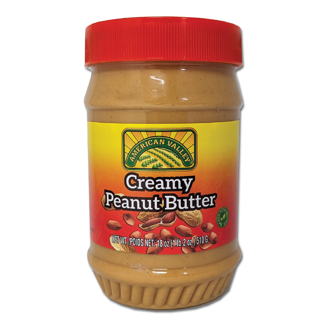 Creamy Peanut Butter – 18oz – 510g Plastic Jar