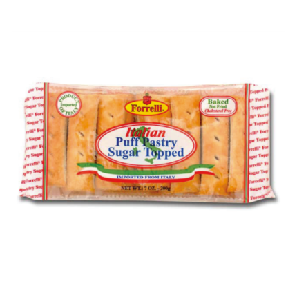 Sugar Topped Puff Pastry 7oz - 200g Tray (Packed 18)