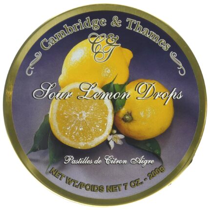 Sour Lemon Drops - 7oz - 200g Tin