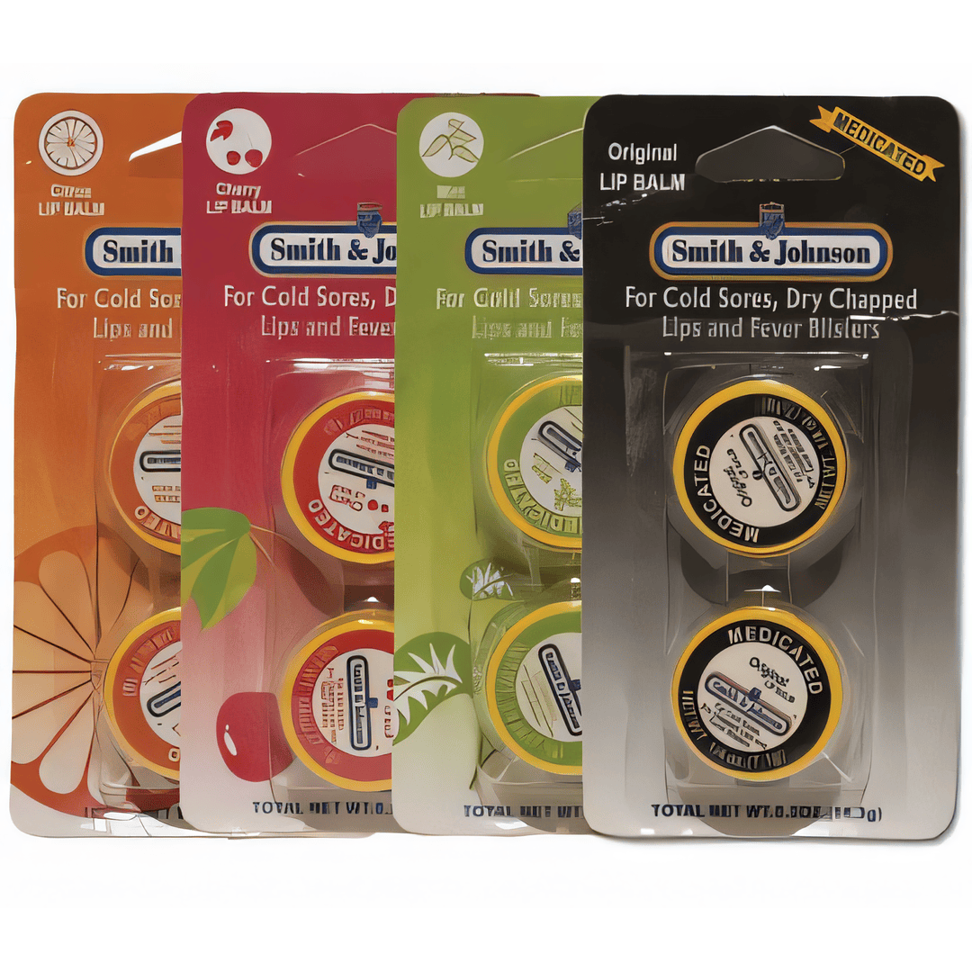 Medicated Lip Ointment – Blister Pack – 5 Flavors