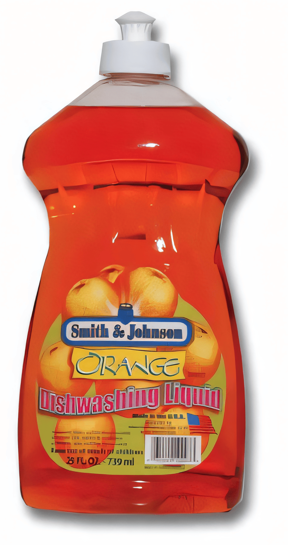 Dishwashing Liquid Orange – 25fl oz – 739mL Bottle