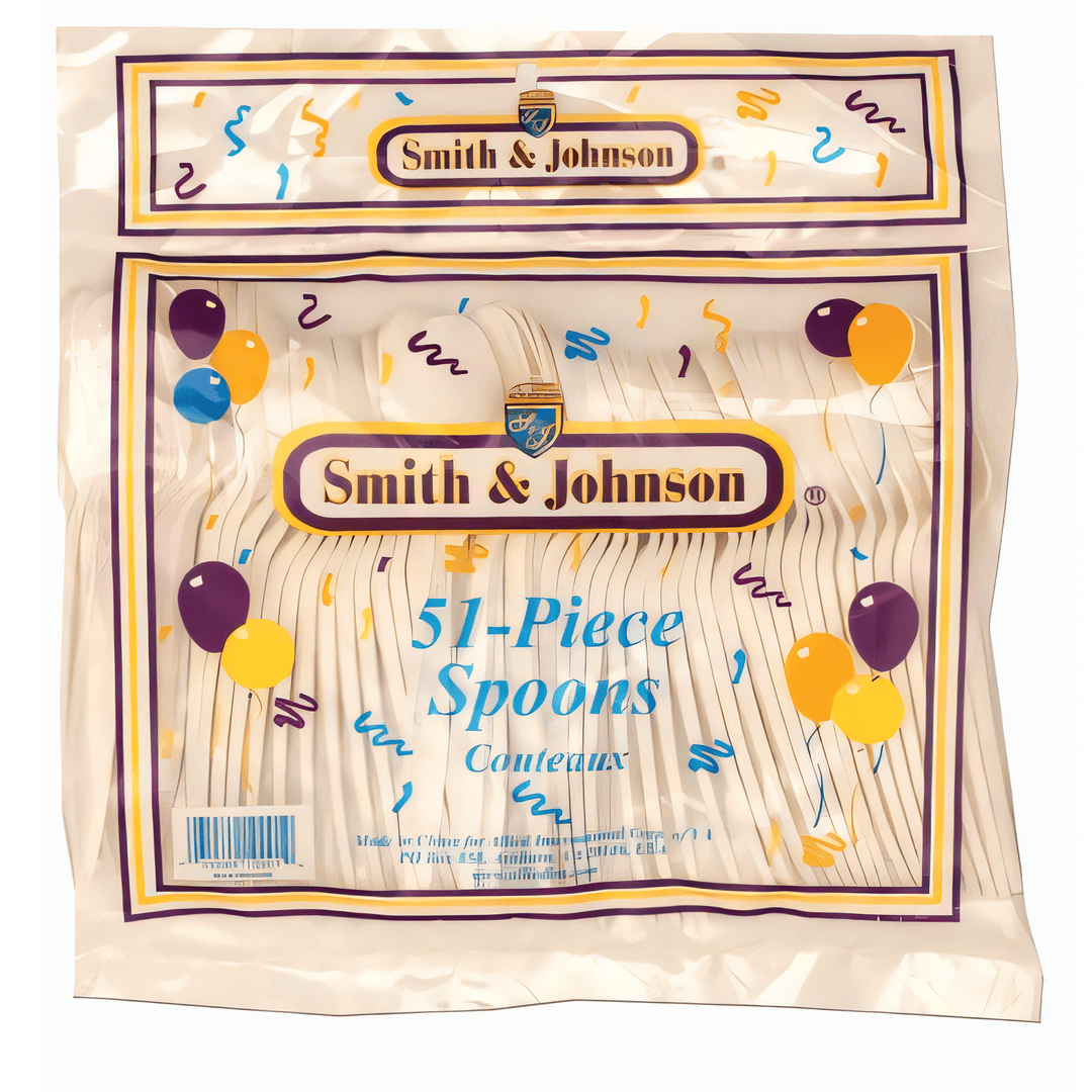 White Plastic Spoons – 51 Ct. Package